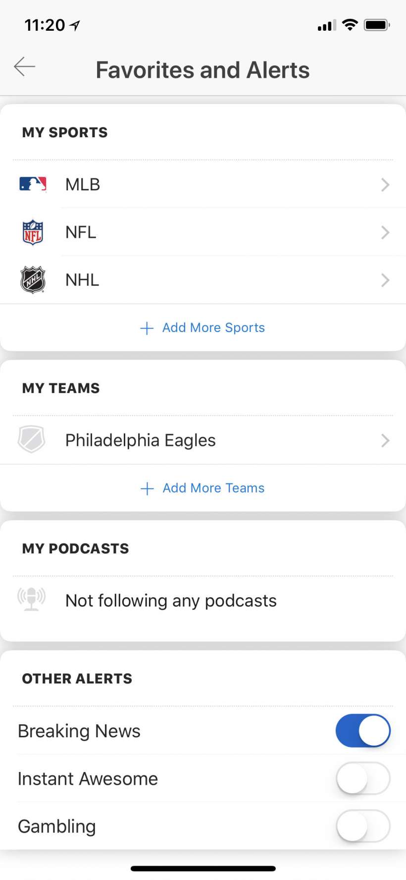 How to turn off notifications and alerts on ESPN for iPhone and iPad.
