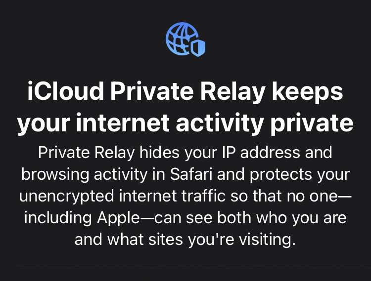 Apple iCloud Private Relay