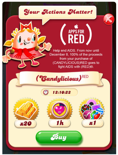 candy crush saga red candies