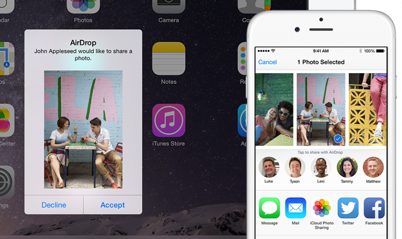 airdrop mac to iphone not showing up
