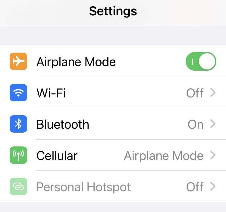 Airplane Mode