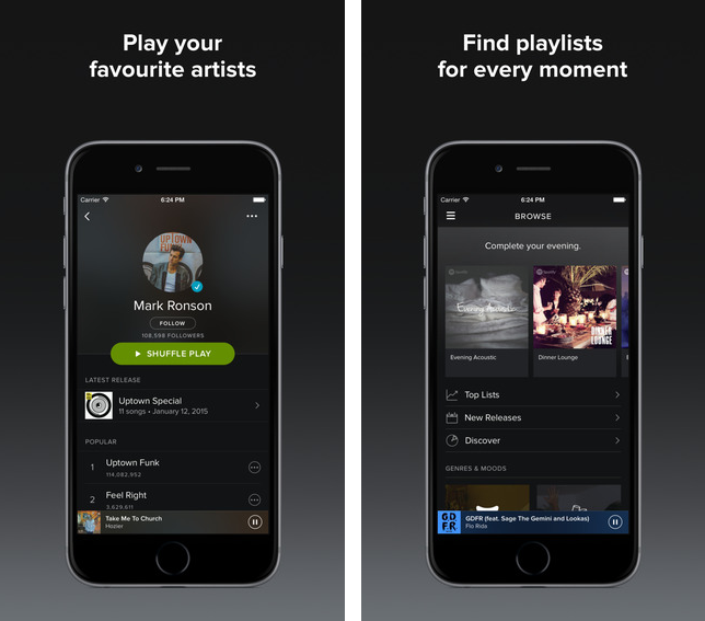 Spotify 1.2.25.1011 download the new version for iphone