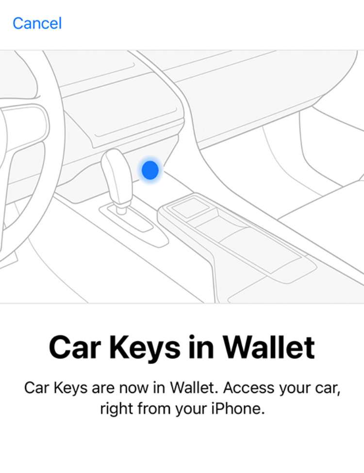 Apple car keys