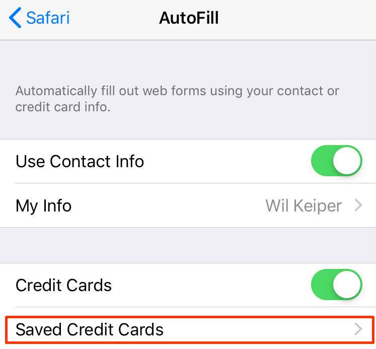 How to save and use your credit card info on your iPhone | The iPhone FAQ