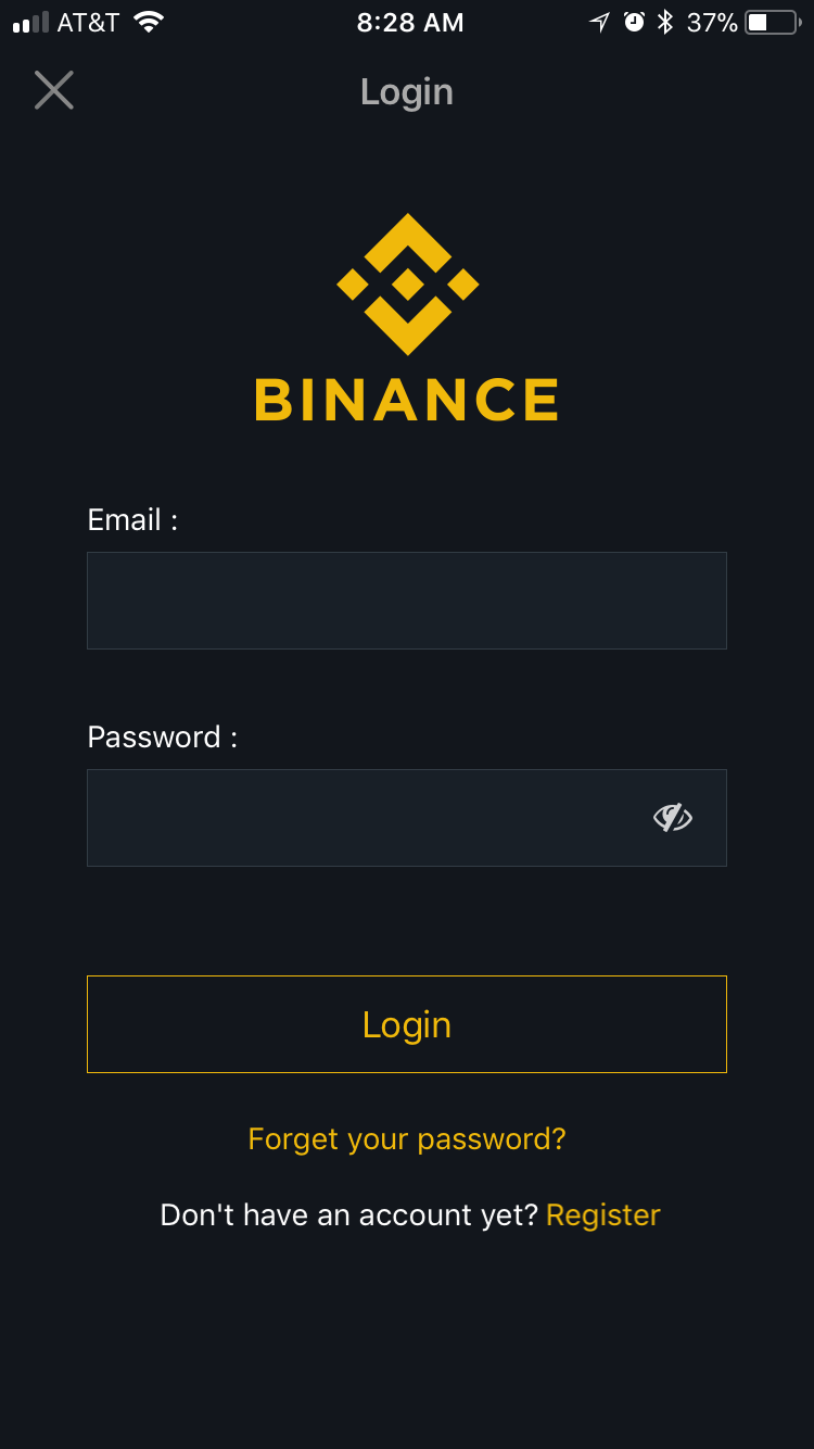 binance app for iphone