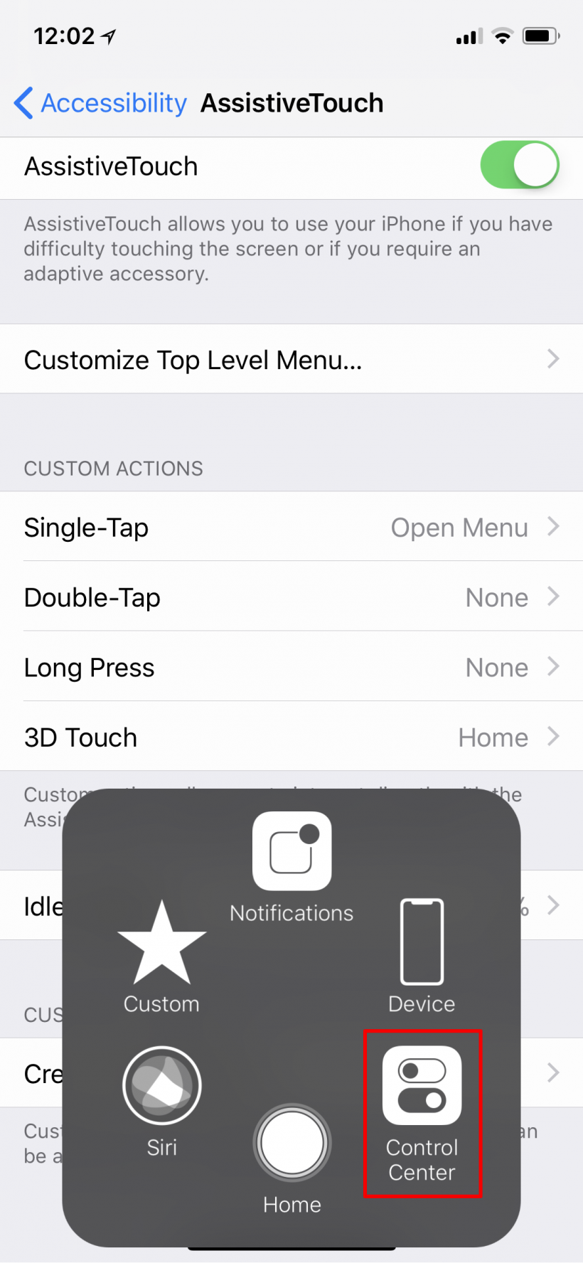 How to easily open Control Center on iPhone X with Accessibility. How to easily open Control Center on iPhone X with Accessibility.