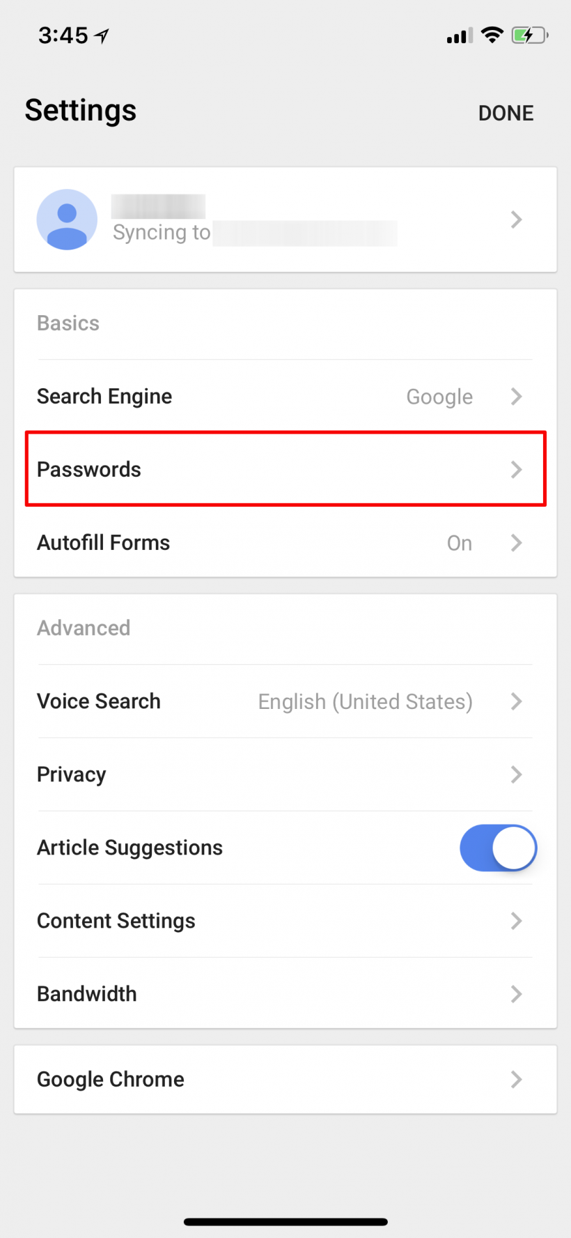 How to export your Chrome for iOS passwords | The iPhone FAQ