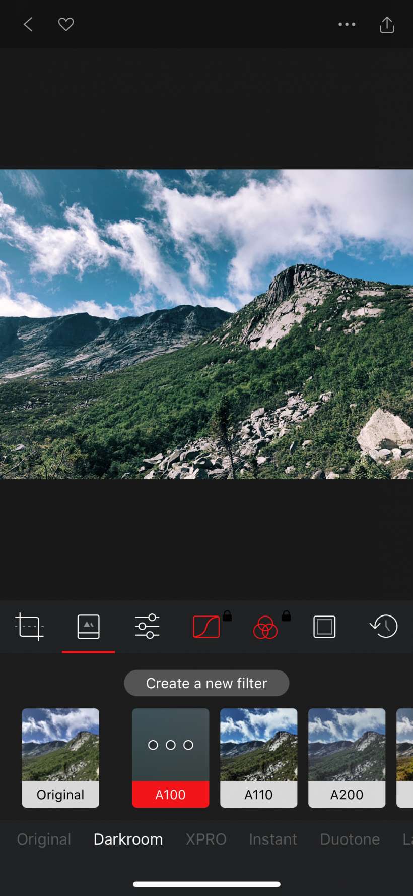 app filters for photos