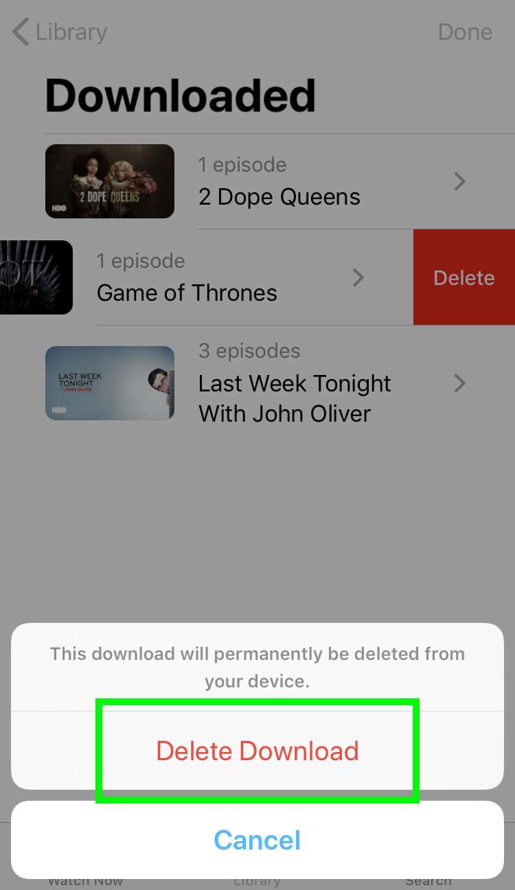 How to delete downloaded shows from the Apple TV app The