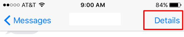 iOS Message Details