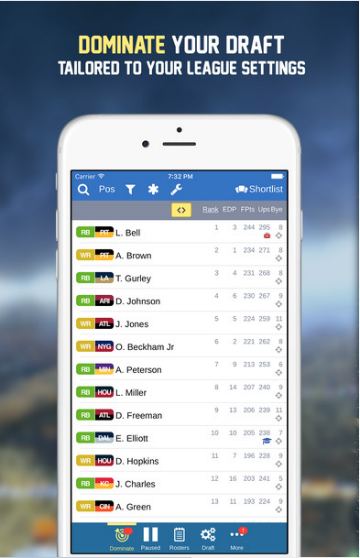 Fantasy Football Draft Kit '19 for iOS (iPhone/iPad) Latest Version at  $4.99 on AppPure