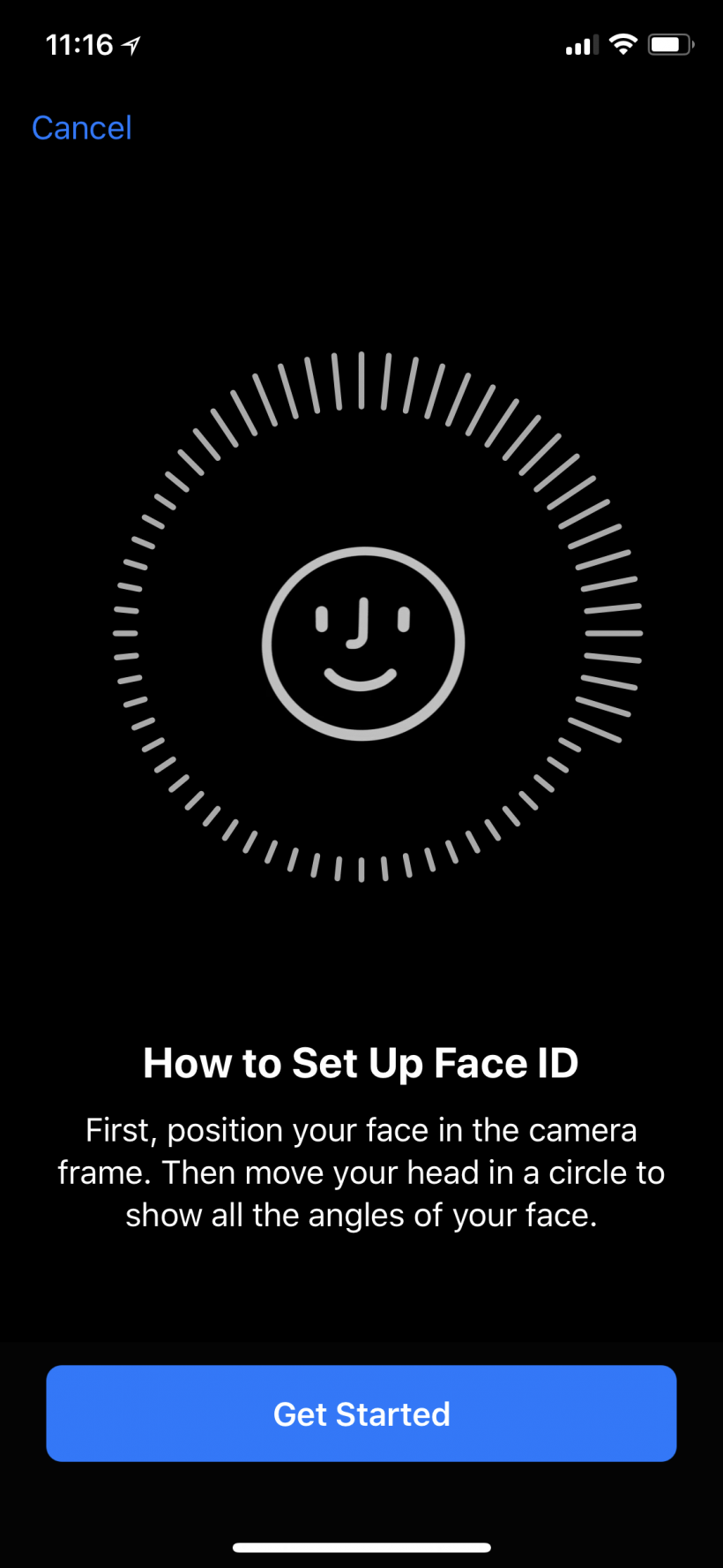 How to set up Face ID on iPhone X.