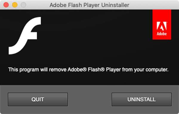 remove flash player mac