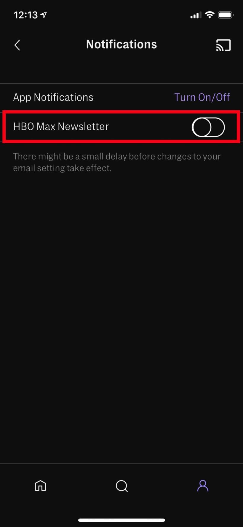 How to unsubscribe from the HBO Max newsletter on iPhone and iPad.