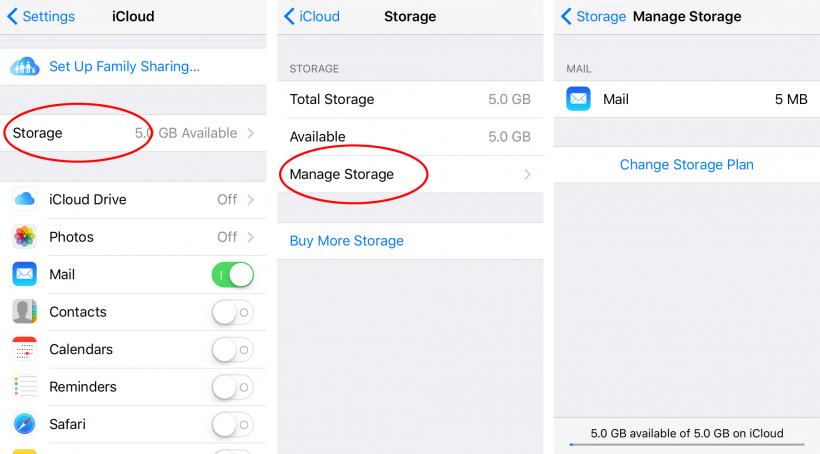 remove stuff from icloud storage for mac