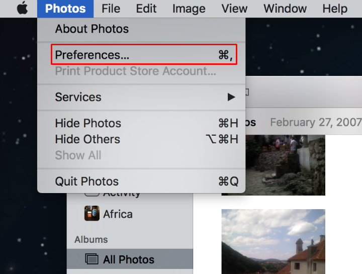 How to turn on iCloud Photo Library on Mac.