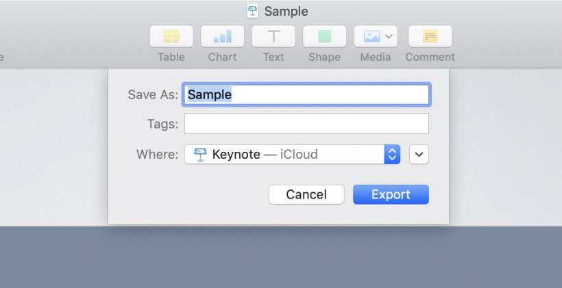 convert keynote to powerpoint from i cloud