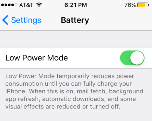 How to save your iPhone battery even further with Low Power mode