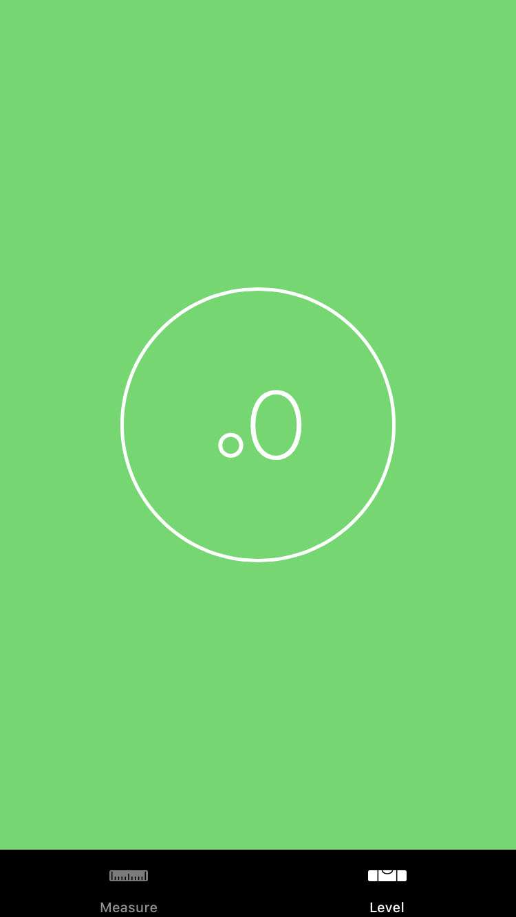 iOS Measure app Level tool 6 iPhone