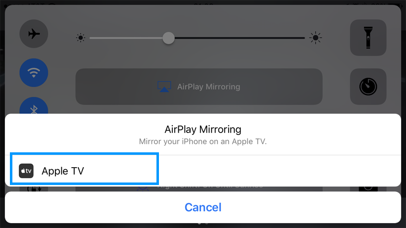 Apple TV default name in AirPlay
