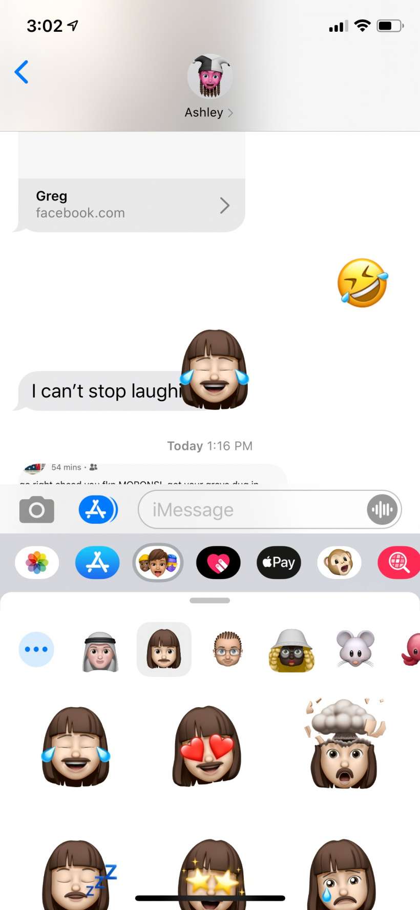 imessage memoji stickers