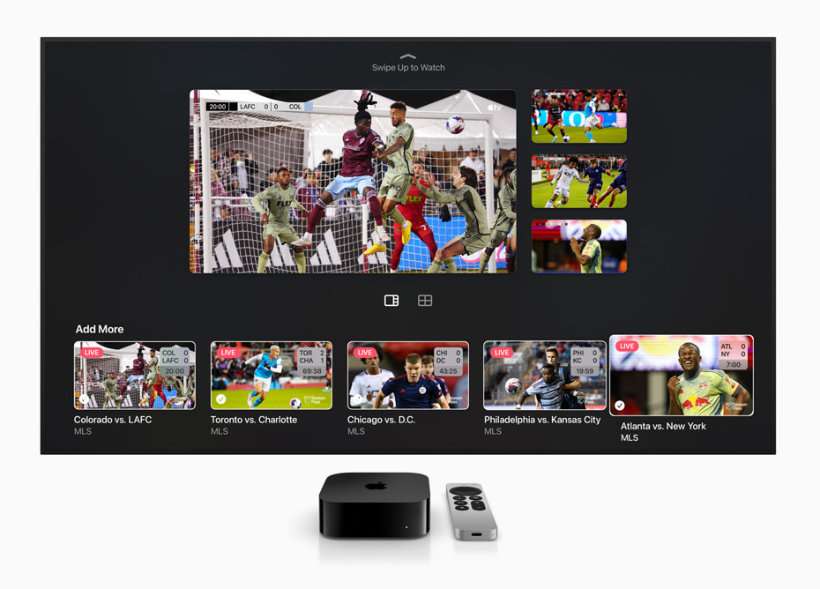 Apple TV multiview sports