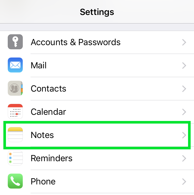 how to lock a folder on notes
