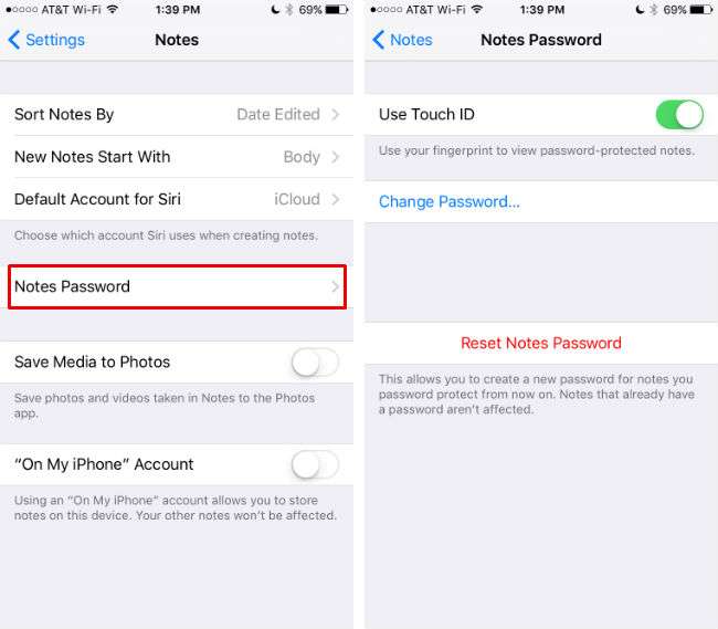 How to lock your notes in iOS 9.3.