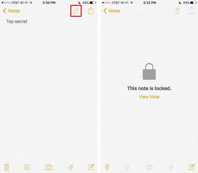 How to lock your notes in iOS 9.3.