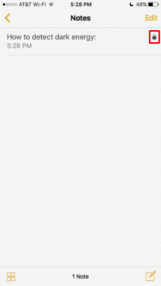 How to lock your notes in iOS 9.3.