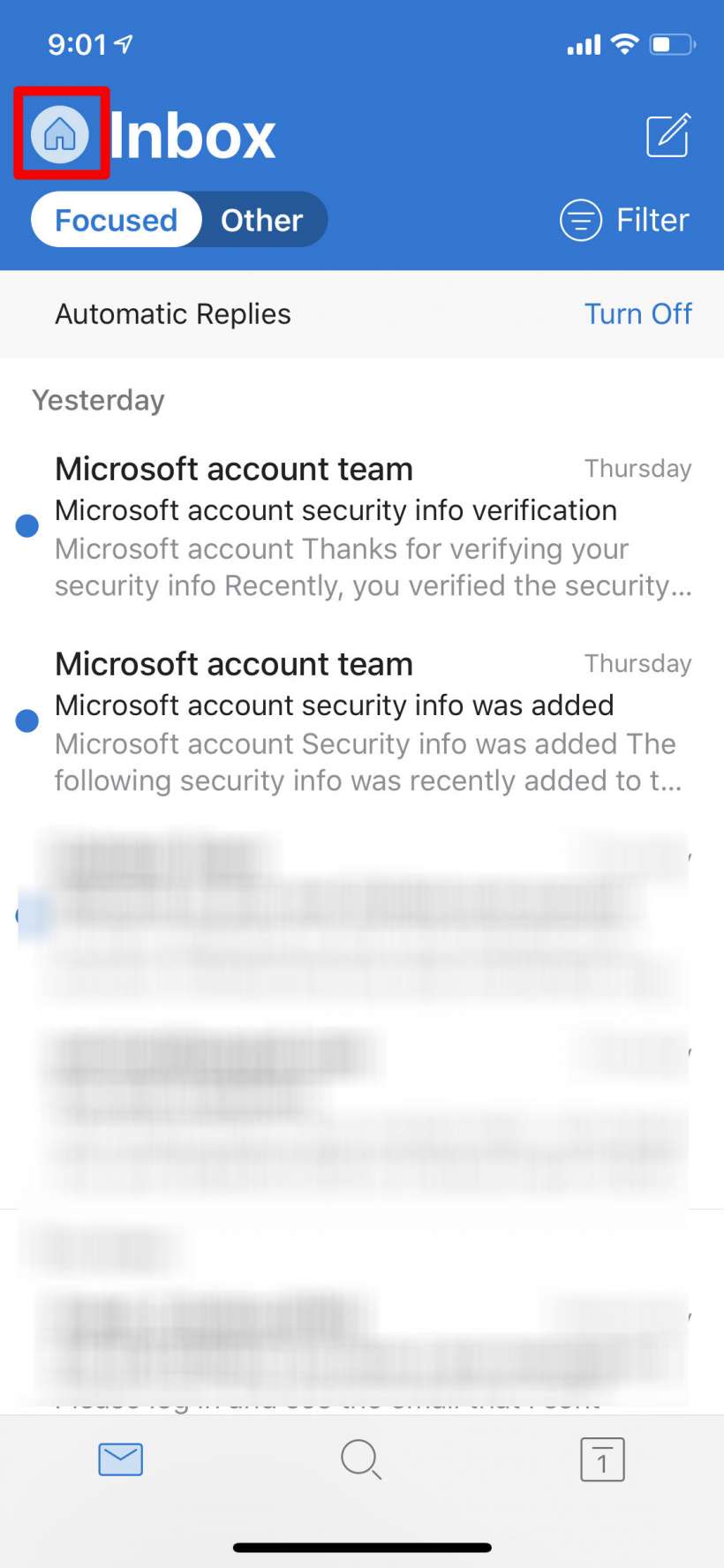 Как очистить outlook на iphone