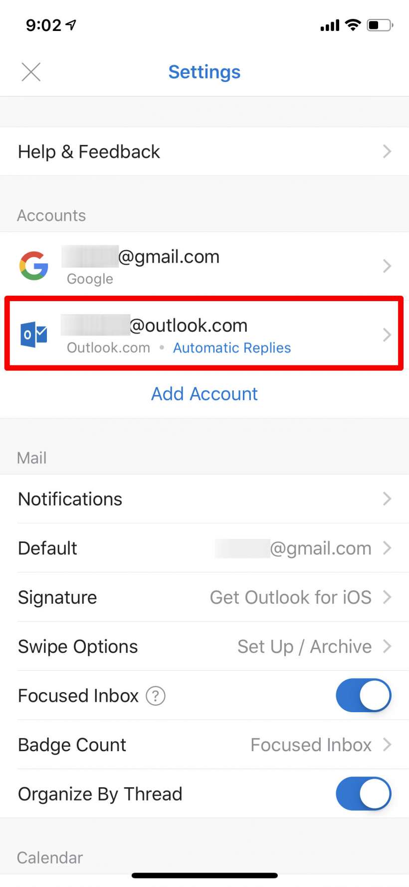 Outlook for mac out of office reply