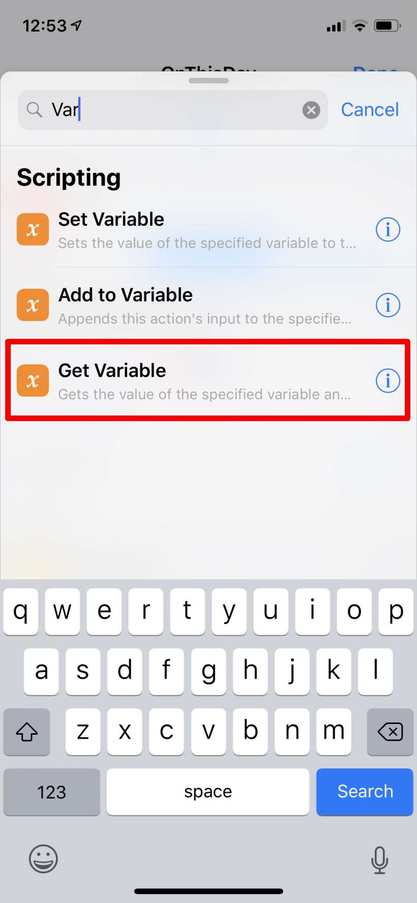 text shortcuts on iphone