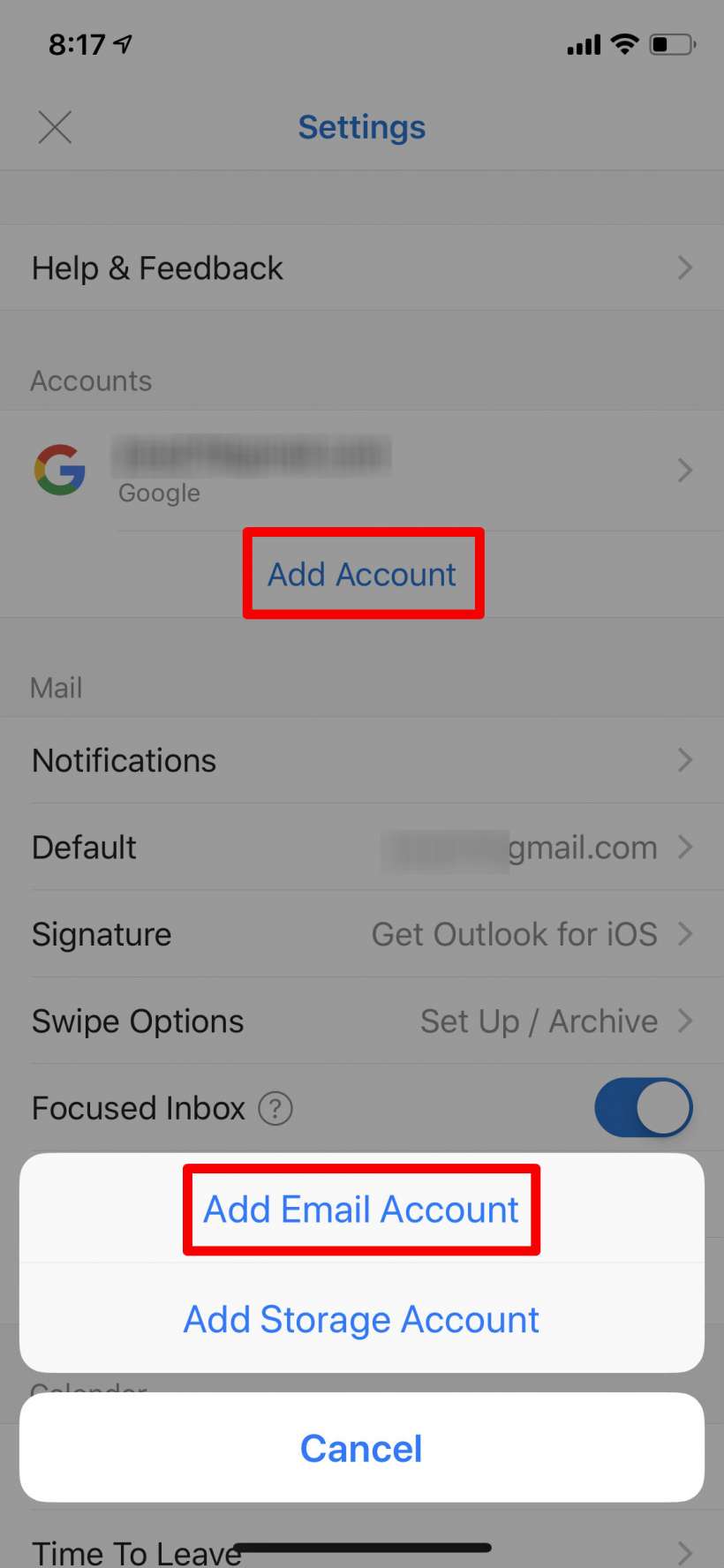 icloud email setup for outlook
