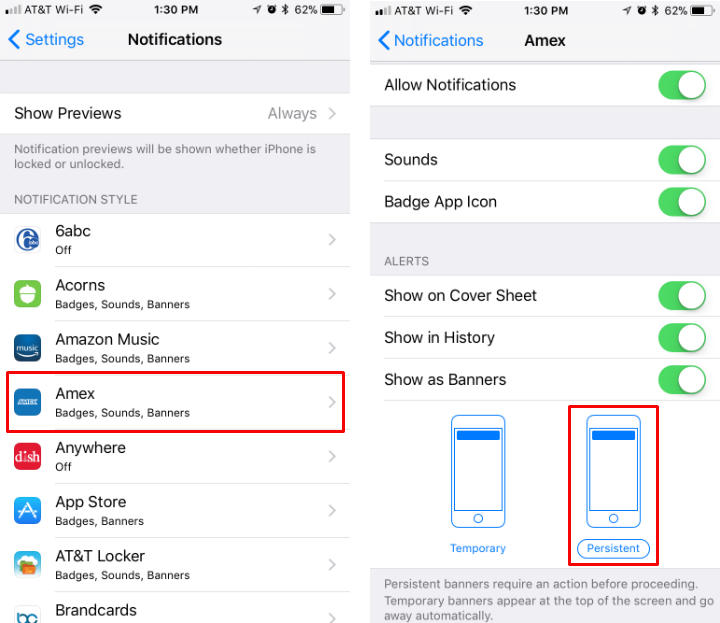 How Do I Turn On Persistent Notifications The Iphone Faq