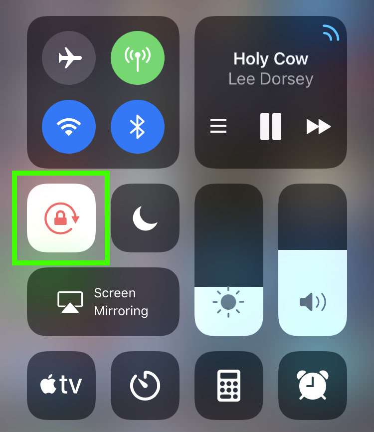 Lock Icon On Iphone Screen