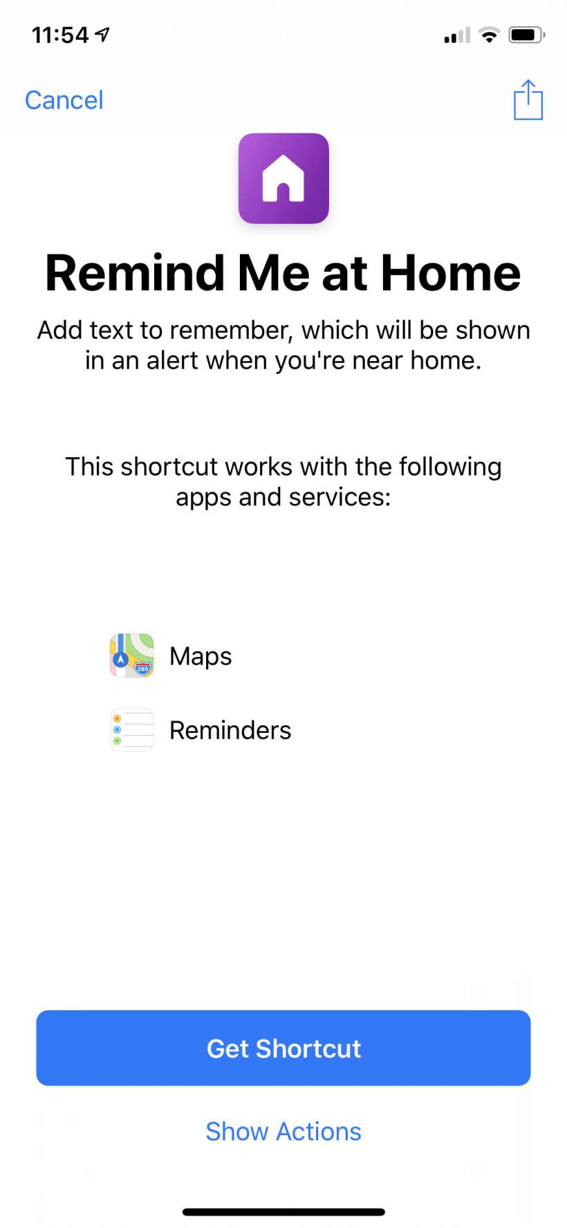 set shortcuts on iphone