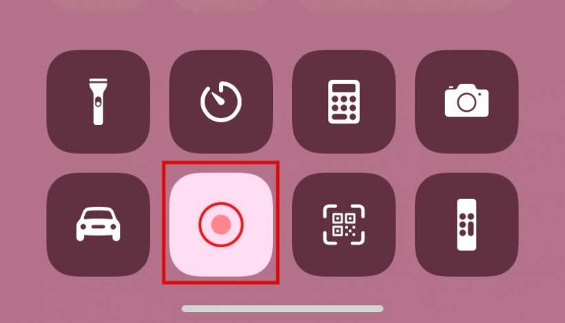 Screen Recording Button