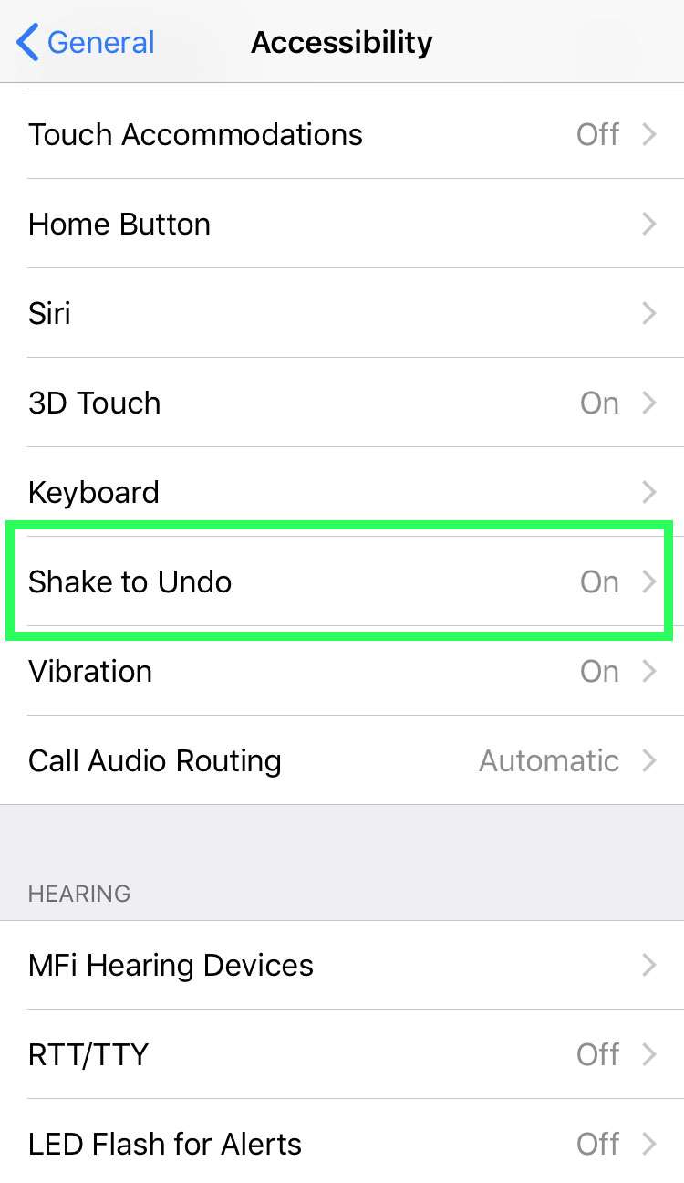 How to disable shake to undo on iPhone | The iPhone FAQ