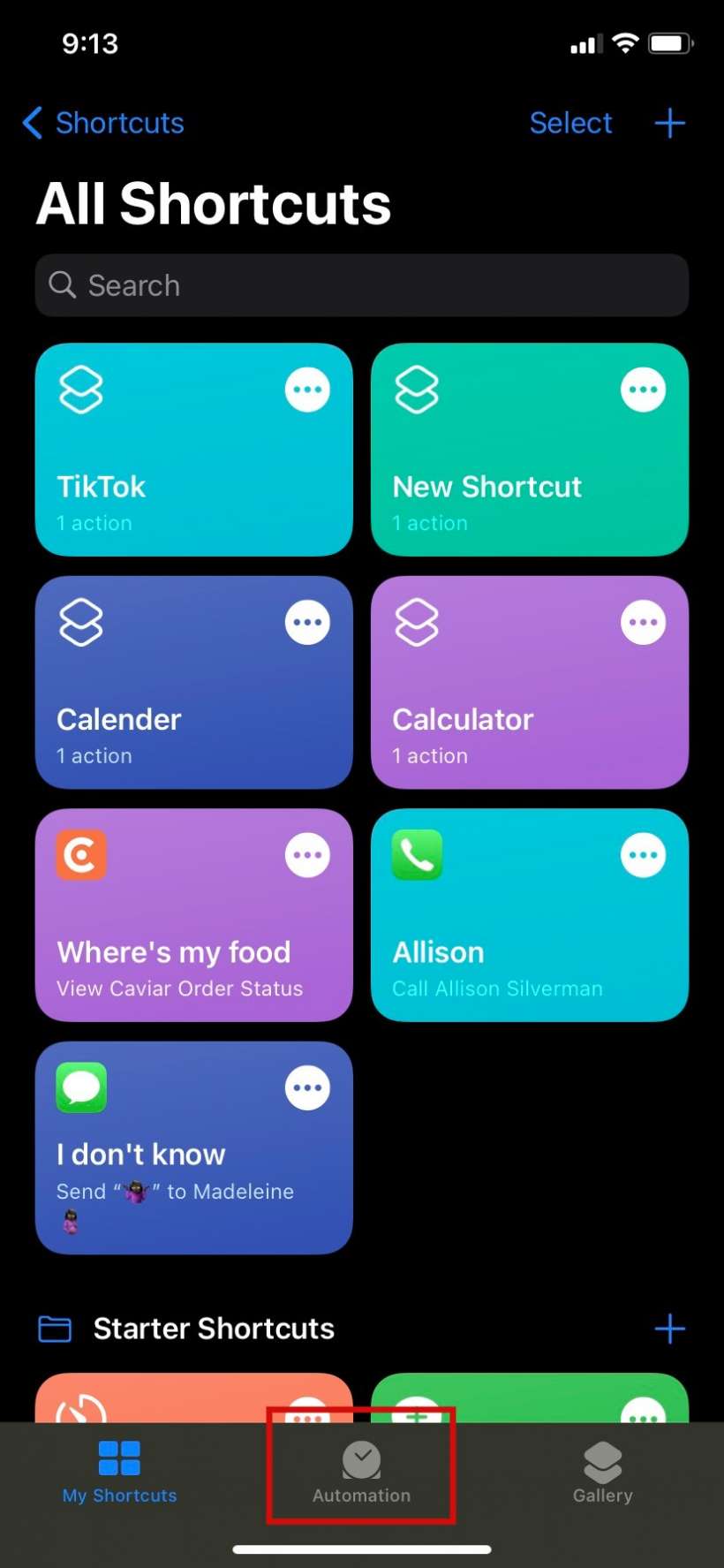 Shortcuts Automation