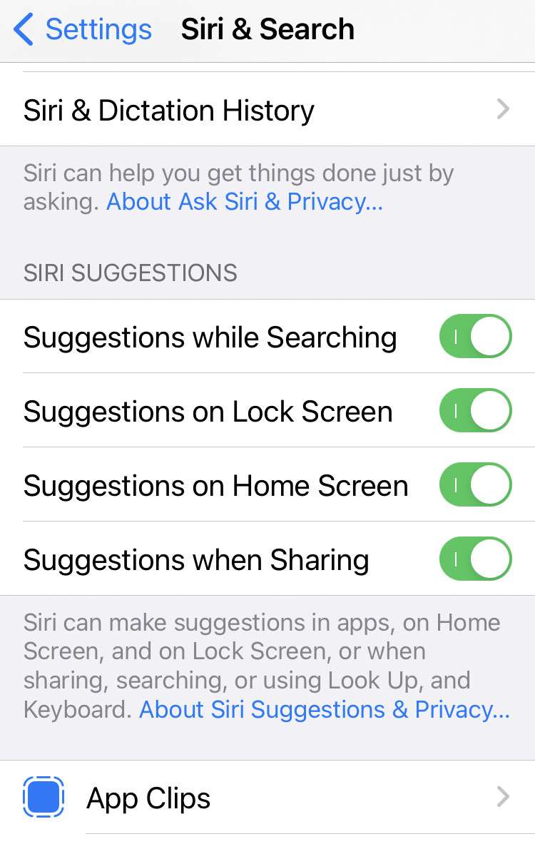 How to stop Siri Suggestions on iPhone | The iPhone FAQ