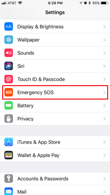 How to make emergency SOS calls from iPhone in iOS 11.