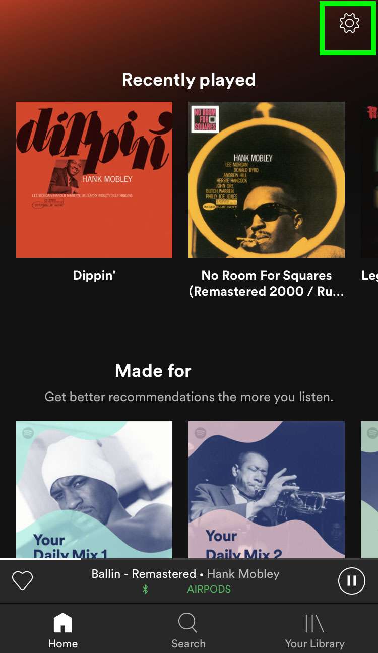 spotify equalizer disappeared