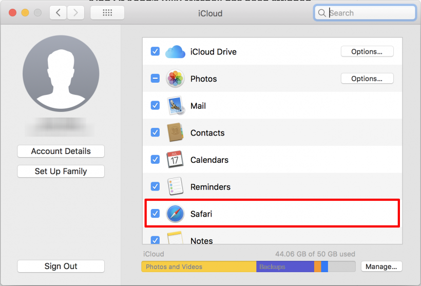 send safari page from iphone to mac