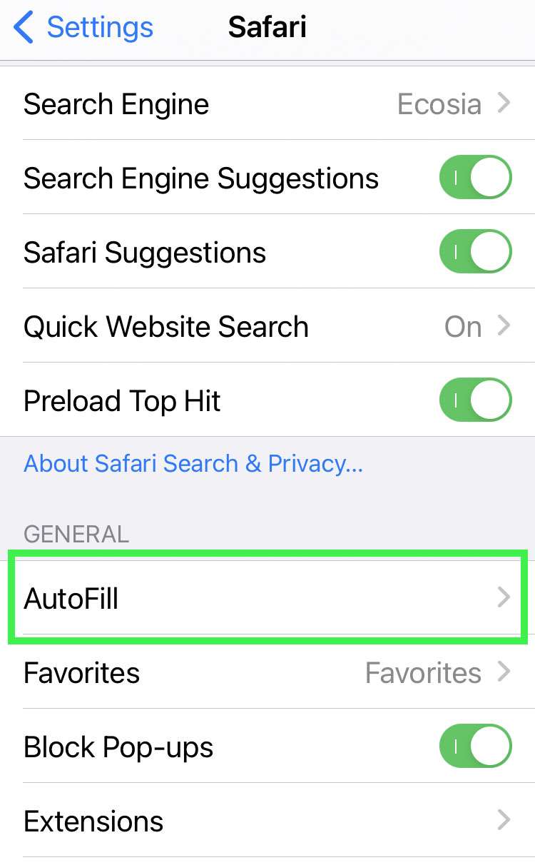 How To Turn Off Auto Fill On My Iphone