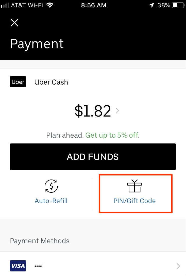 How To Use An Uber Gift Card The Iphone Faq