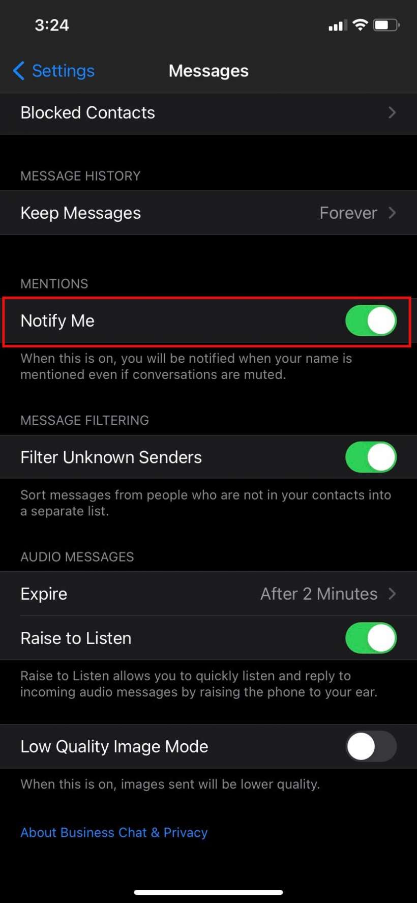 Notify Me Slider