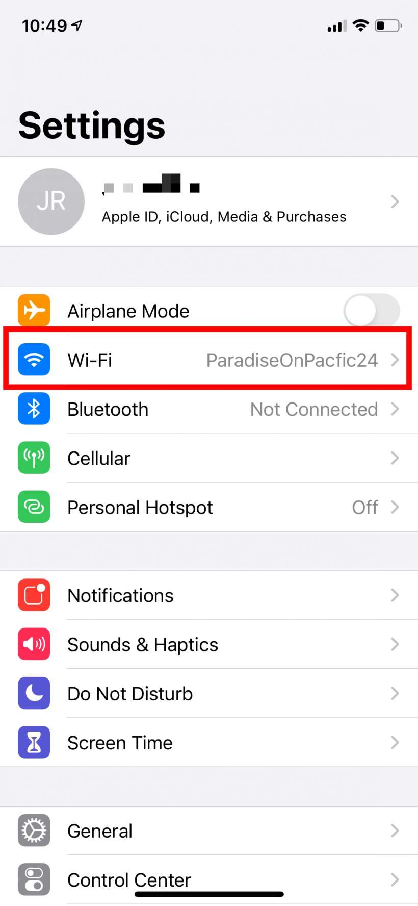 how to find my mac address wifi on iphone