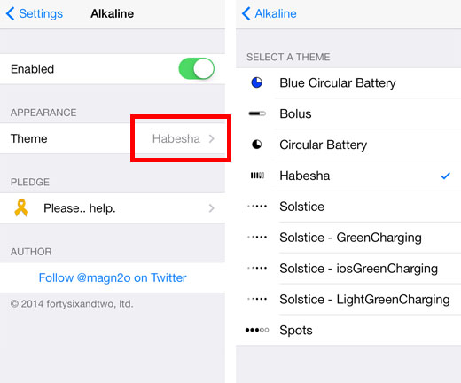 battery in status bar ios 9 tweak