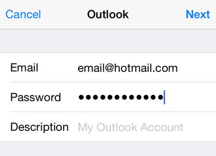 adding hotmail to outlook